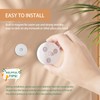 TSINGREE USB Rechargeable Motion Sensor Night Lights,Cabinet Lights, 3 Color