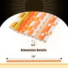 Gcardist Orange Gold Paper Straws for Drinking Orange Gold Disposable