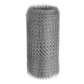 uxcell Wire Mesh Roll, 5 Inch x 9.8ft Stainless Steel Wire Mesh Gap Blocker, Metal Hole Fill Fabric Mouse-Proof Barrier for Garden House Wall Hole Blocking Mice Snake Control
