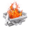 10-Pack 99% Pure Magnesium Fire Starter Rods (3.5x0.63 Inch) Compatible