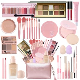 Fynqwor Makeup Kit,Makeup Set,25Pieces All in One Makeup Kit for Women and Teens,Makeup sets for Women Full Kit,make up kits for teens,Travel Friendly Makeup Gift Set