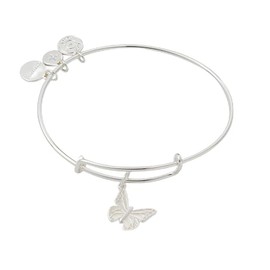 Alex and Ani Pearlized Butterfly Charm Bangle