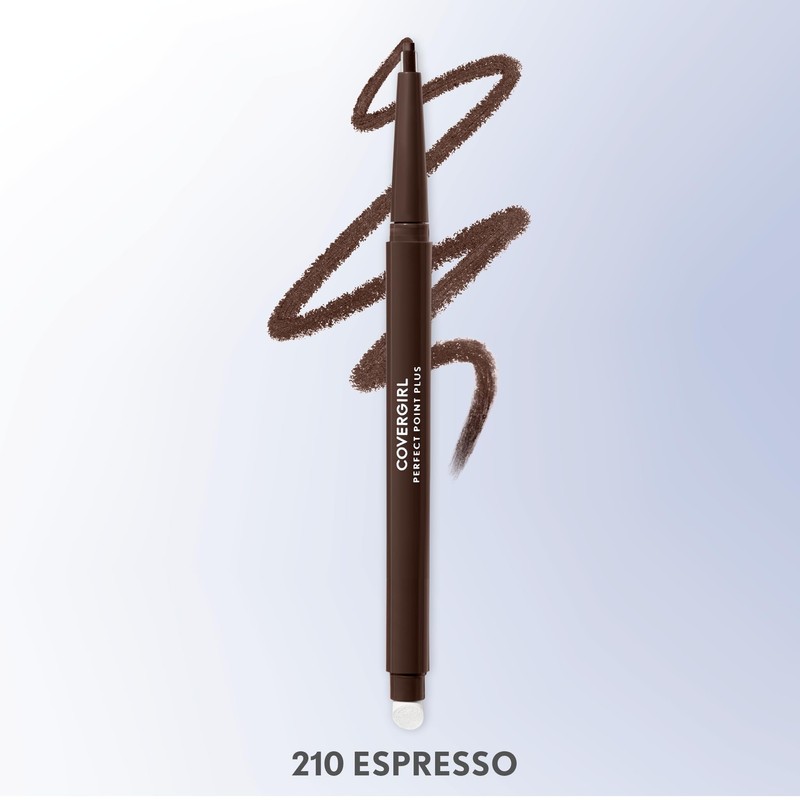 CoverGirl Perfect Point Plus Eyeliner Pencil, Espresso, Long-Lasting, Versatile Brown