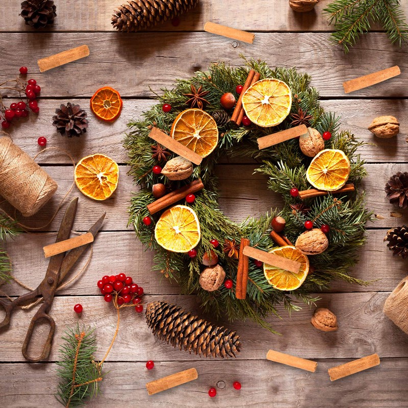 CHRORINE 21 Pcs Cinnamon Sticks for Wreath Making Supplies DIY