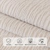 Aucrovee Soft Waterproof Chenille Cover Washable, Non Slip Sectional Sofa