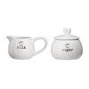 Premier Housewares Charm Milk and Sugar Set - White, Set