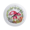 Taylor Forest Mushrooms Indoor Outdoor Dial Thermometer, Wireless Thermometer with