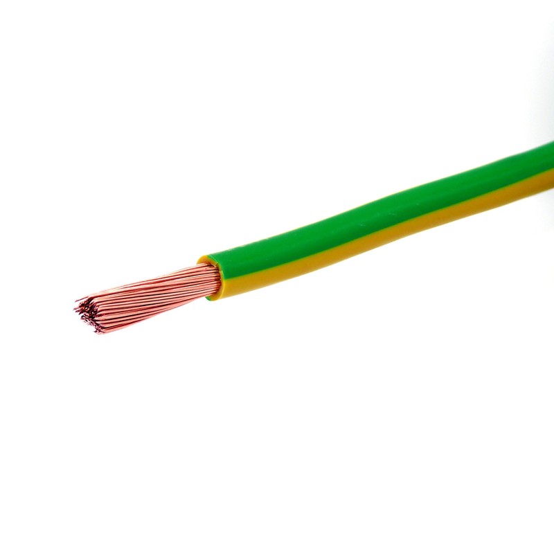 H07V-K Grounding Cable 4 mm² – Green/Yellow – Ground Cable