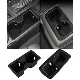 KEPHTH Car Cup Holder Inserts Replacement for 2024 2025 Toyota Land Cruiser Prado 250 J250 LC250 Accessories,Durable Front Cup Holder Inserts Drink Holder(Front+Rear)