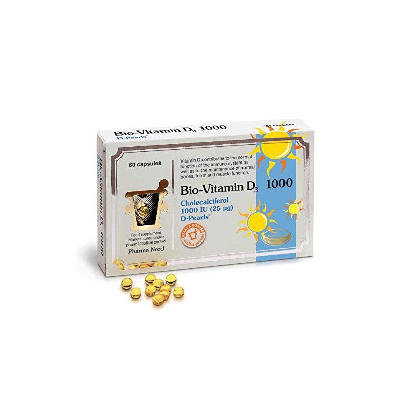 Pharma Nord Bio-Vitamin D3 800IU 20mcg 80 Capsules
