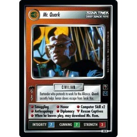 Decipher Star Trek CCG 1E MM Mirror Mirror MR Quark 90R+