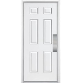 Deck the Door Decor | Door Push Plate - Screw Mount - Multiple Sizes & Finishes (Satin Nickel, 3 x 12)