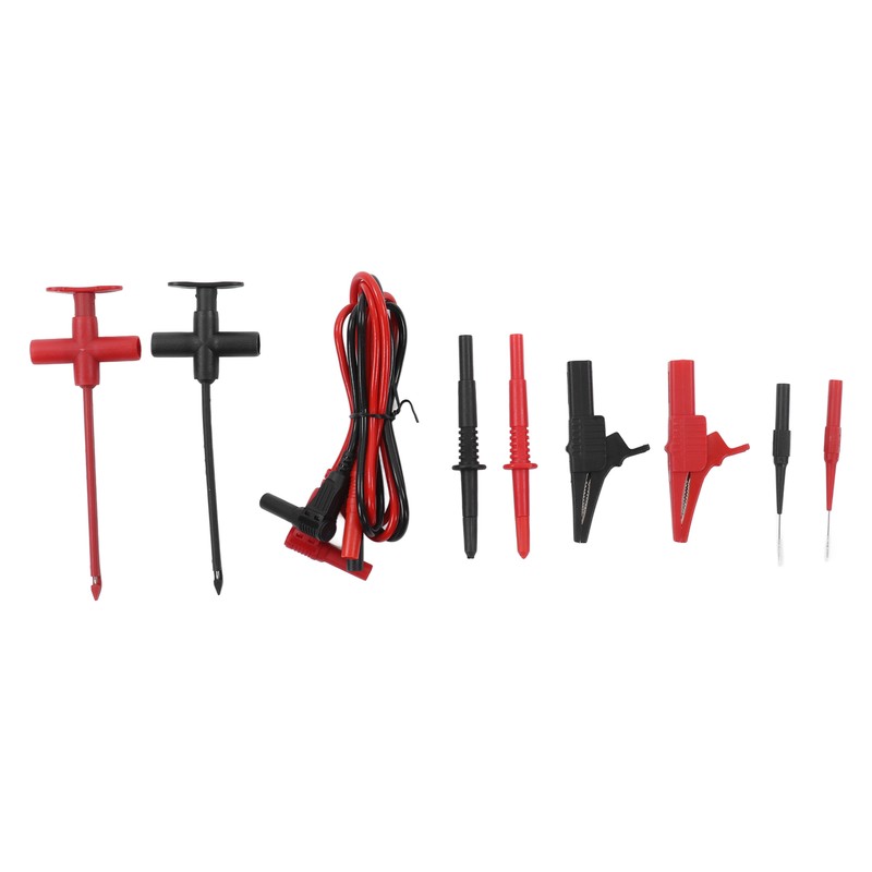 Multimeter Test Leads Kit Crocodile Clip Banana Plug Probe for