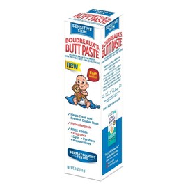 Boudreaux's Butt Paste Fast Relief Diaper Rash Ointment Skin Protectant 4 Ounce