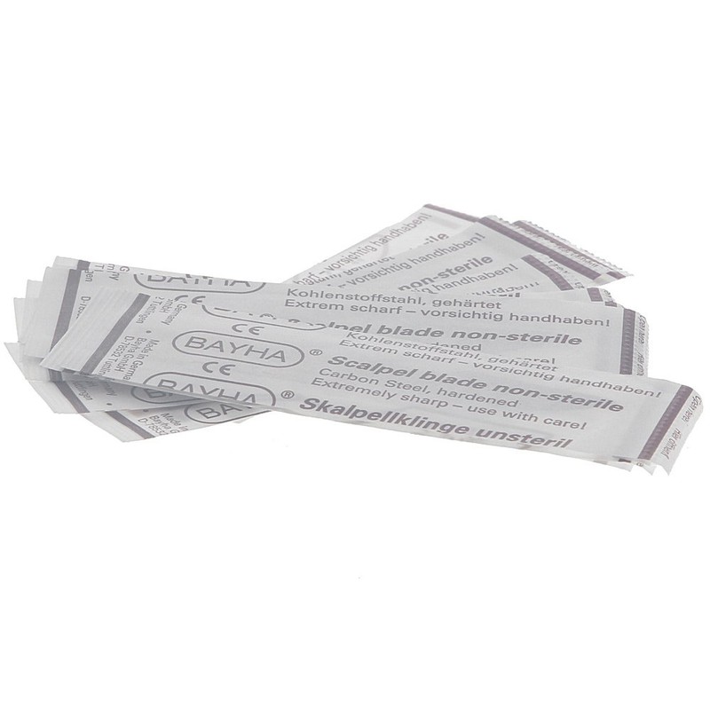 12x BAYHA Scalpel Blades, Non-Sterile, Individually Boxed, , ,