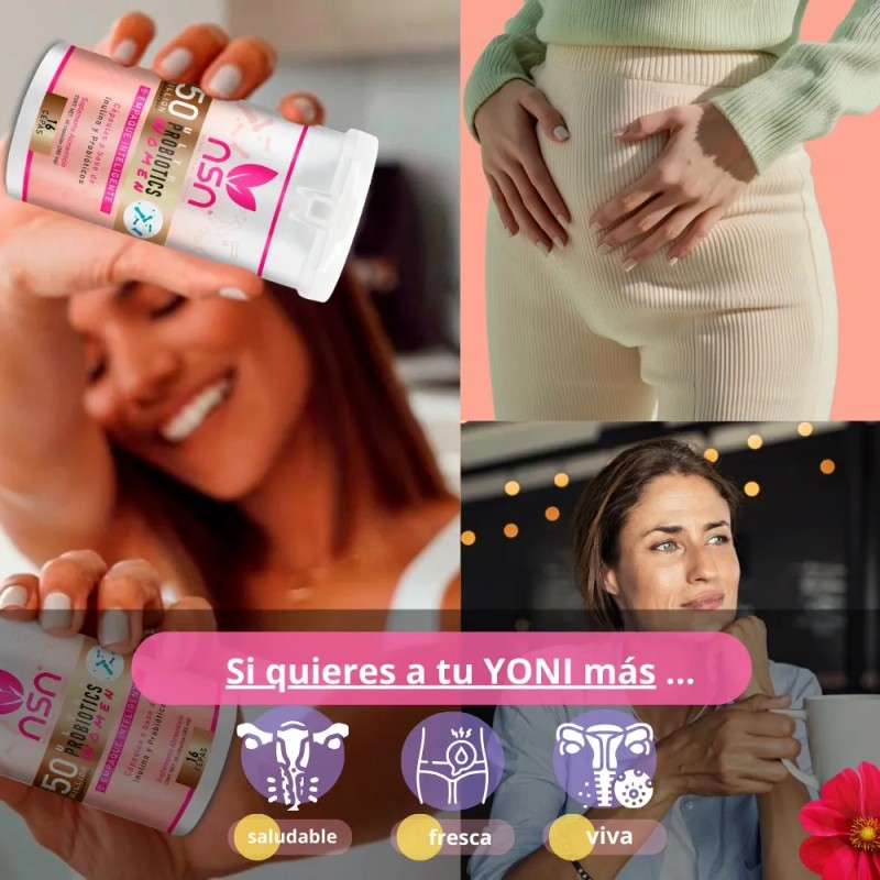 Probióticos Mujer De Alta Gama | Soporte Femenino 50 Billone