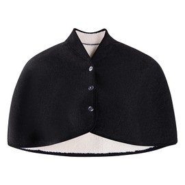 肩 温めサポーター 肩ウォーマー メンズ レディース 防寒保温 厚手 肩当て 秋冬 肩用 背中 保温サポーター ふわふわ ボア素材 肩あて 肩温めるグッズ 冷え性対策 ボタン付き 脱着便利 オフィス 自宅 寝る 通勤 野外作業 スポーツ アウトドア