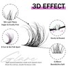 Mayhug Wimpern Extensions 3D Effekt Einzelne Wimpern 144 Pcs D