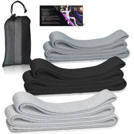 Resistance Pull Up Assist Bands Set Heavy Duty Workout Bands Long Exercise Loop Bands for Stretch Training,Powerlifting,Physical Therapy,Gym,Home Fitness,