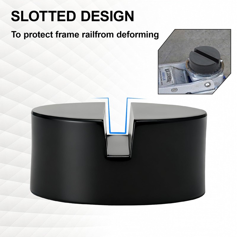 2 Types Jack Stand Pads Adapter for 4 Ton Universal