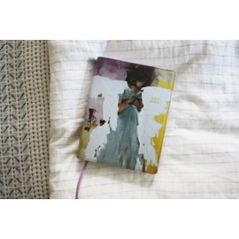 NRSVue, Holy Bible, Anne Neilson Angel Art Series, Leathersoft, Multi-Purple, Comfort Print