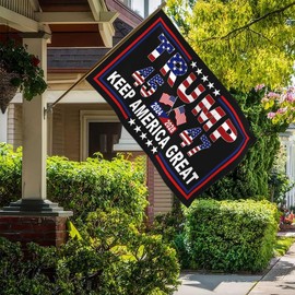 NASIAN Trump 2025 Flags 3x5 Ft Outdoor Keep America Great 45th 47th President Trump 2028 Flags for Outside Yard Bedroom Garden House Decorations Banner