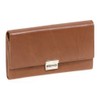 LEAS Waiter, taxi driver and trucker wallet, real leather, cognac/beige,
