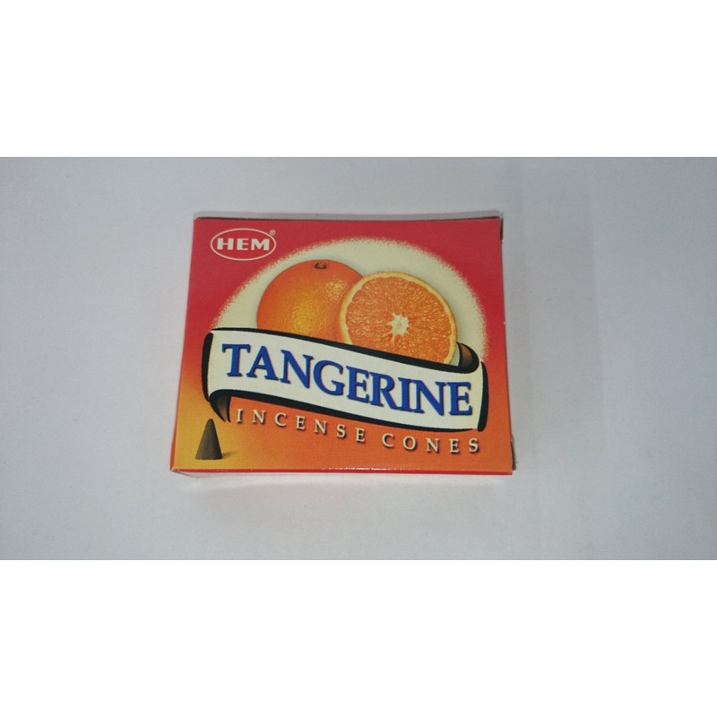 HEM Incense, Tangerine (Mandarin Orange), Cone Type, 1 Case (1
