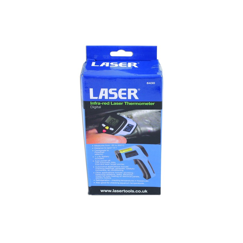 Laser 6430 Digital Infrared Thermometer - with MIN/MAX Data Function