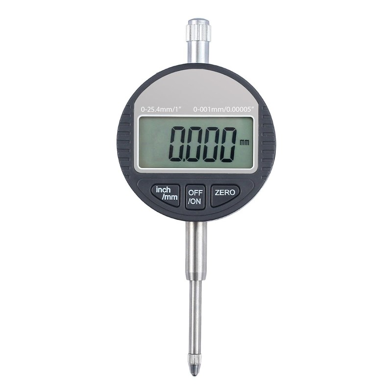 AUTOUTLET Digital Dial Gauge 0.001 mm/0.00005 Inch Digital Probe 0-25.4