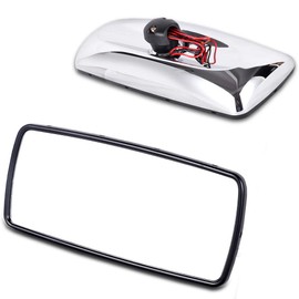 FEIPARTS Truck Hood Mirrors Door Mirrors Fit for 2004-2016 for Freightliner for Columbia for Freightliner M2 Mirrors with 2PCS Main Mirrors Driver and Passenger Side Manual Adjusted Heated Chrome