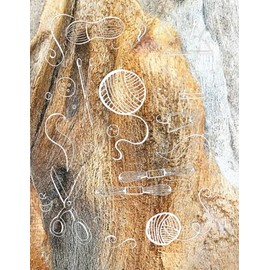 journal 8.5 x 11 inch - Handcraft knitting essentials for the crafty yarn enthusiast - kitting happiness.