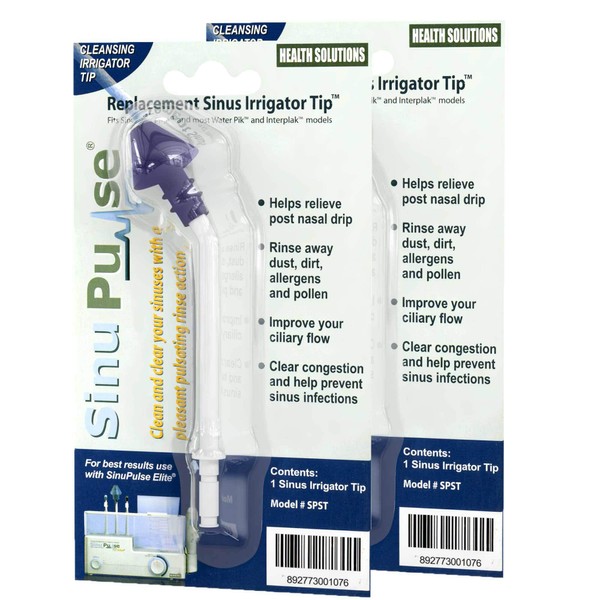 Sinupulse Elite Replacement Sinus Irrigator Tip (2 Pack)