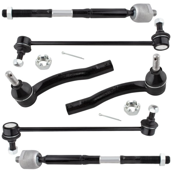 WEDOAUTO 6Pc Suspension Kit Front Stabilizer Sway Bar Link +