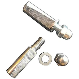 cyclingcolors 2x Bicycle & Moped Crank Wedge Diameter 9 mm x Length 40 mm Bottom Bracket Wedge Surface Crank