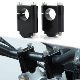 Xitomer 7/8'' 22mm Motorcycle ATV Dirt Bike Handlebar Risers With Clamps, Fit for Grom MSX125 / CRF 250L, KLR650, DRZ 400/S/V-Strom, FZ1 / FZ8 / TW