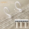 Yuanice Boho Beige Shower Curtain 72 in Waterproof Linen Polyester