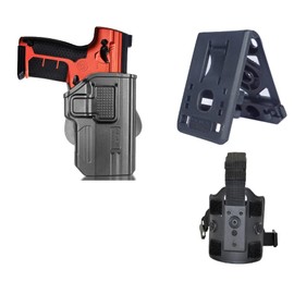 Tactical Scorpion Gear Polymer Paddle Level II Holster for All Byrna Launchers Fits: Byrna SD, LE and XL