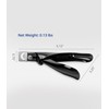 AIRSEE Professional Adjustable Stainless Steel Acrylic Nail Clippers False Nail
