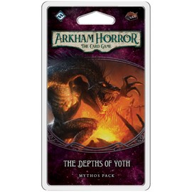 Fantasy Flight Games Arkham Horror The Card Game The Depths of Yoth Mythos Pack - Descend into Darkness! Cooperative Living Card Game, Ages 14+, 1-4 Players, 1-2 Hour Playtime, Made