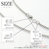 Leger Chain Necklace, Titanium, 15.0 - 31.5 inches (38 -