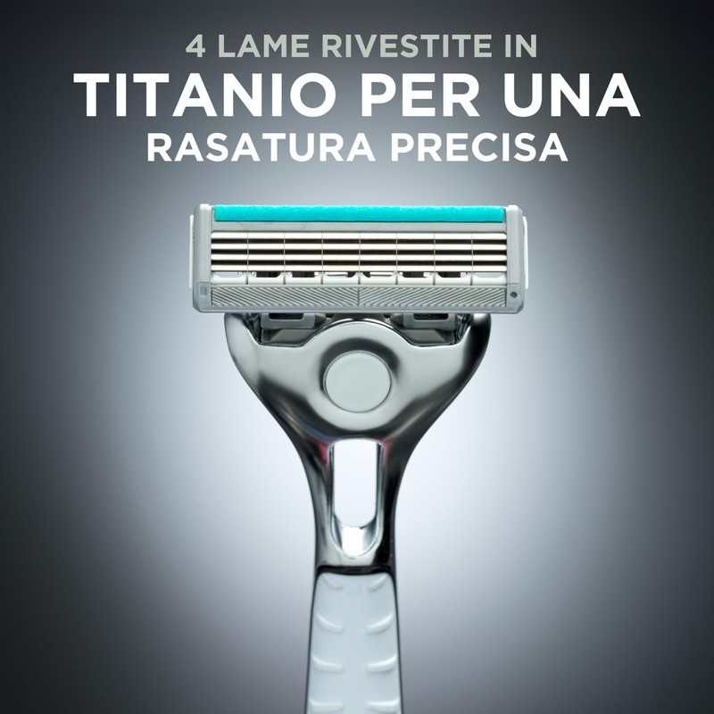 Wilkinson Sword - Rasoio Quattro Sensitive - Confezione con 1