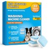 32 Pack Washing Machine Cleaner for Pet Owners, Natural Enzymes