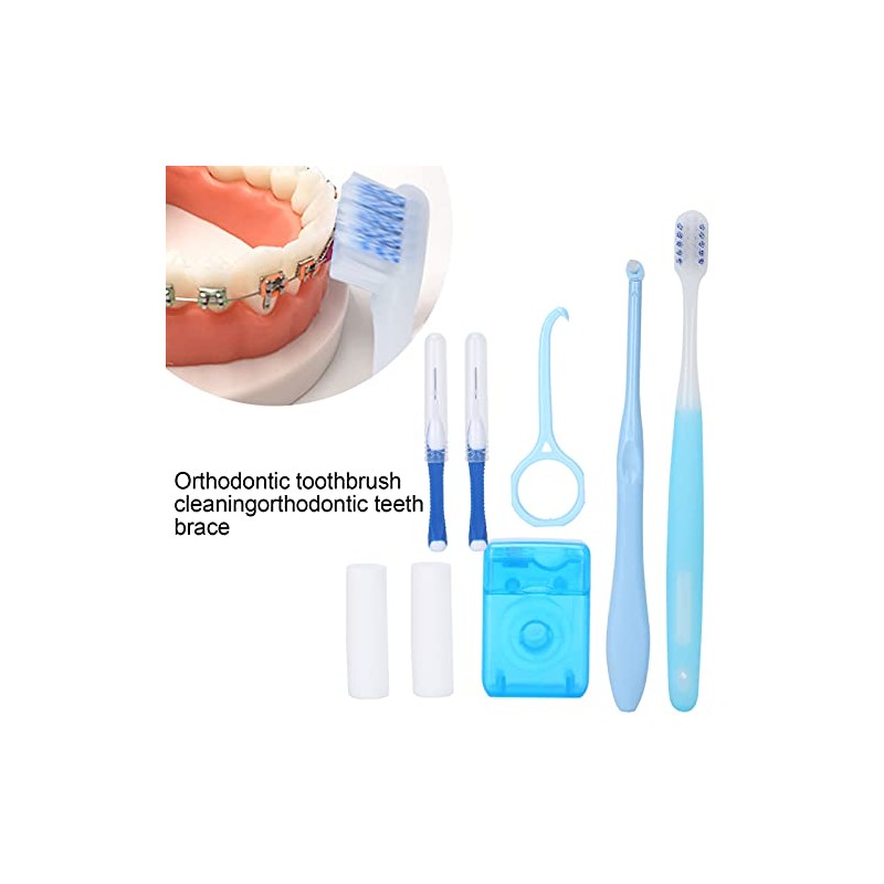 Kit de Cuidado Bucal de Ortodoncia, Cepillo de Limpieza de