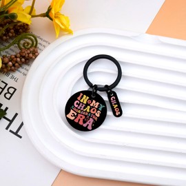 UIWIHHP Chaos Coordinator Gifts Thank You Gift for Women Coworker Employee Boss Lady Manager Social Worker Teacher Nurse Unique Administrative Professional Day Gifts Chaos Coordinator Keyring