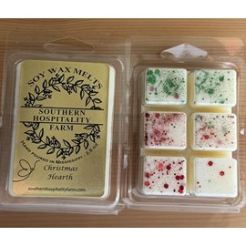 Christmas Hearth Highly Scented Wax Melts - One 2.5 oz Wax Melt