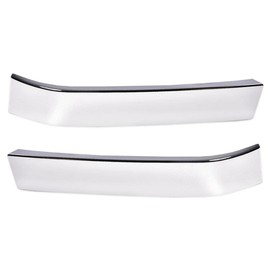 PIT66 Grille Trim Set, Compatible with 2003-2007 Chevy Silverado 1500 Classic HD 2500 3500 LH RH Driver & Passenger Side, 2 Pcs, (Chrome)