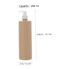 OATIPHO 2pcs Refillable Travel Pump Bottles Leak Shampoo Dispenser Containers