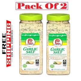 Lawry's Coarse Ground Garlic Salt with Parsley (33 oz.) 2 PACK