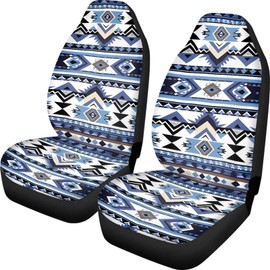 Dreaweet Aztec Seat Covers for Cars SUV Trucks Native American Indian Tribal Navajo Car Seat Covers Front Seats Only,Southwestern Car Accessories Interior